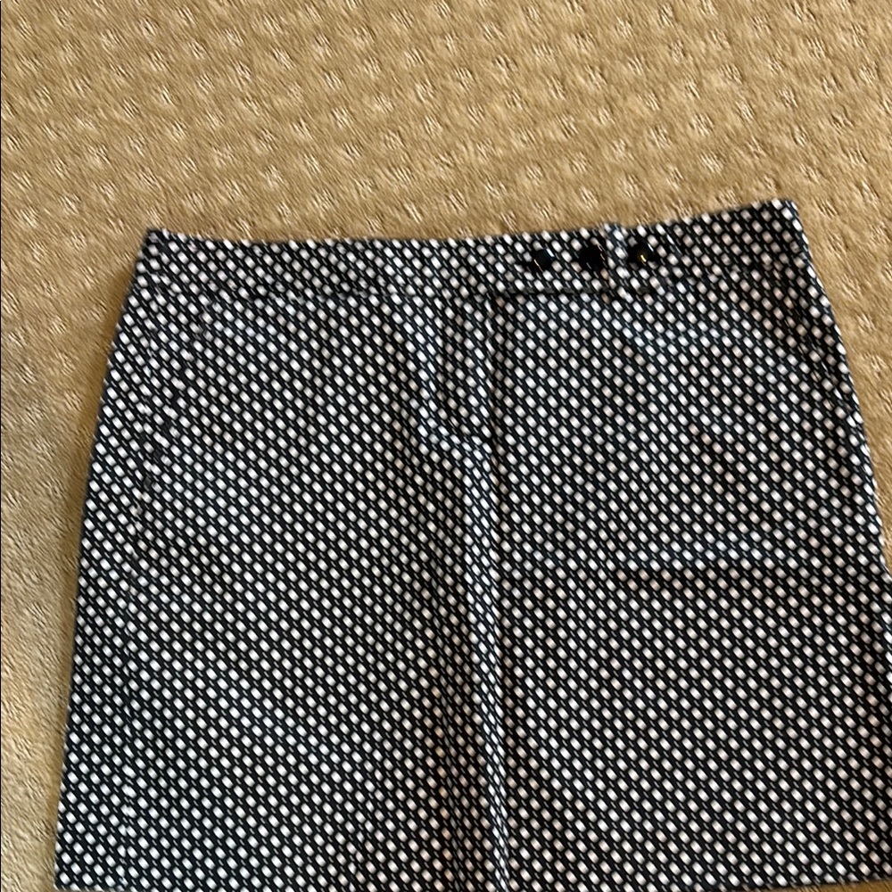 Black and White Polka Dot Skirt
